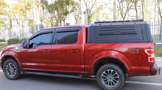 Custom Steel OEM Roof Pickup Car Ute Truck Bed Cover Aluminum Alloy Tool Box Canopy for Ford F150 F250 F450 Ranger