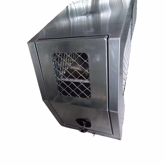 Aluminum Foldable Dog Box Metal Collapsible Dog Box Aluminum Traveling Dog Crate